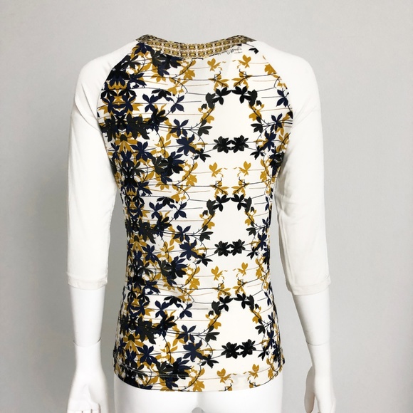 Roberto Cavalli Top Graphic Abstract Print NWT 42 - Picture 5 of 8